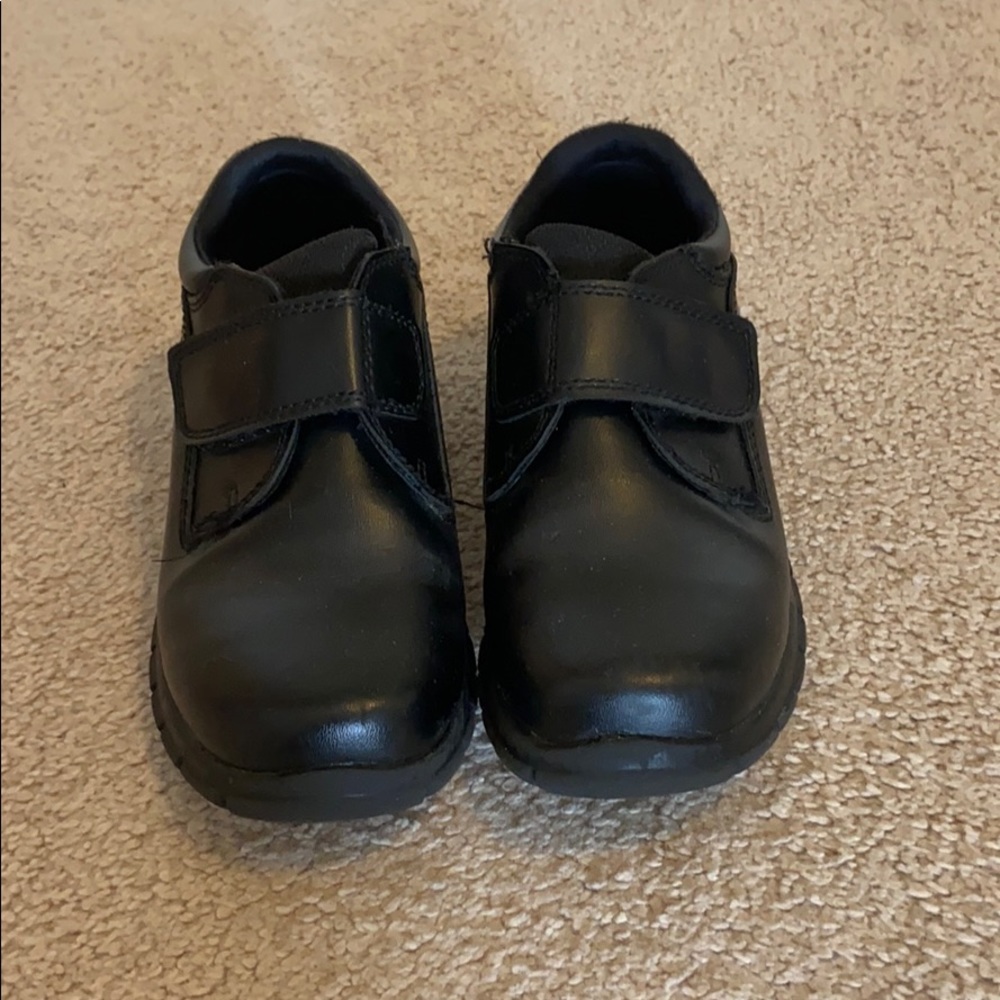 Boys black dress shoes